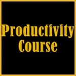 productivity course android application logo